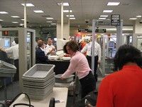 airport security checkpoint